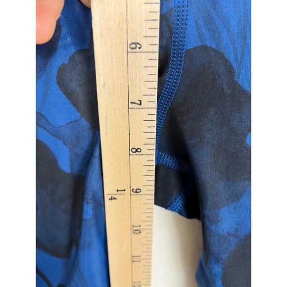Lululemon wunder under jumbo inky floral legging size 6 - Picture 6 of 10